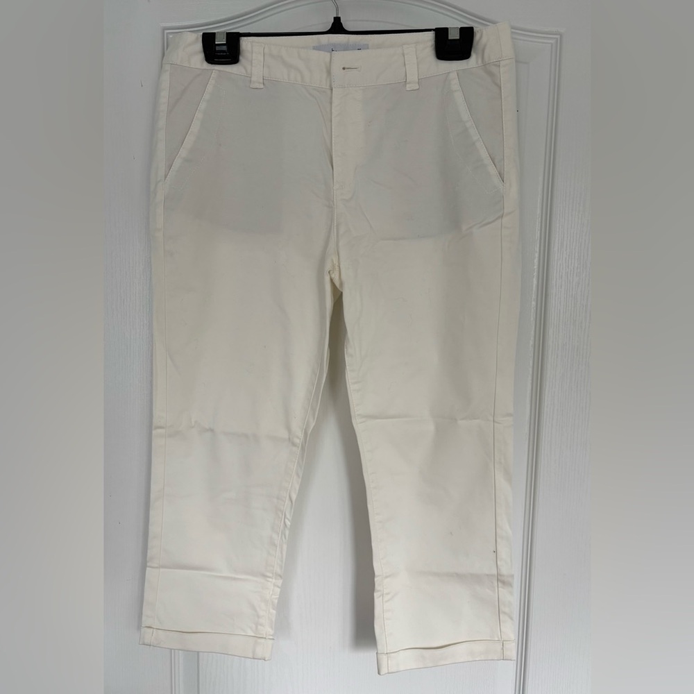 Bossini Ivory White Capris Pants
